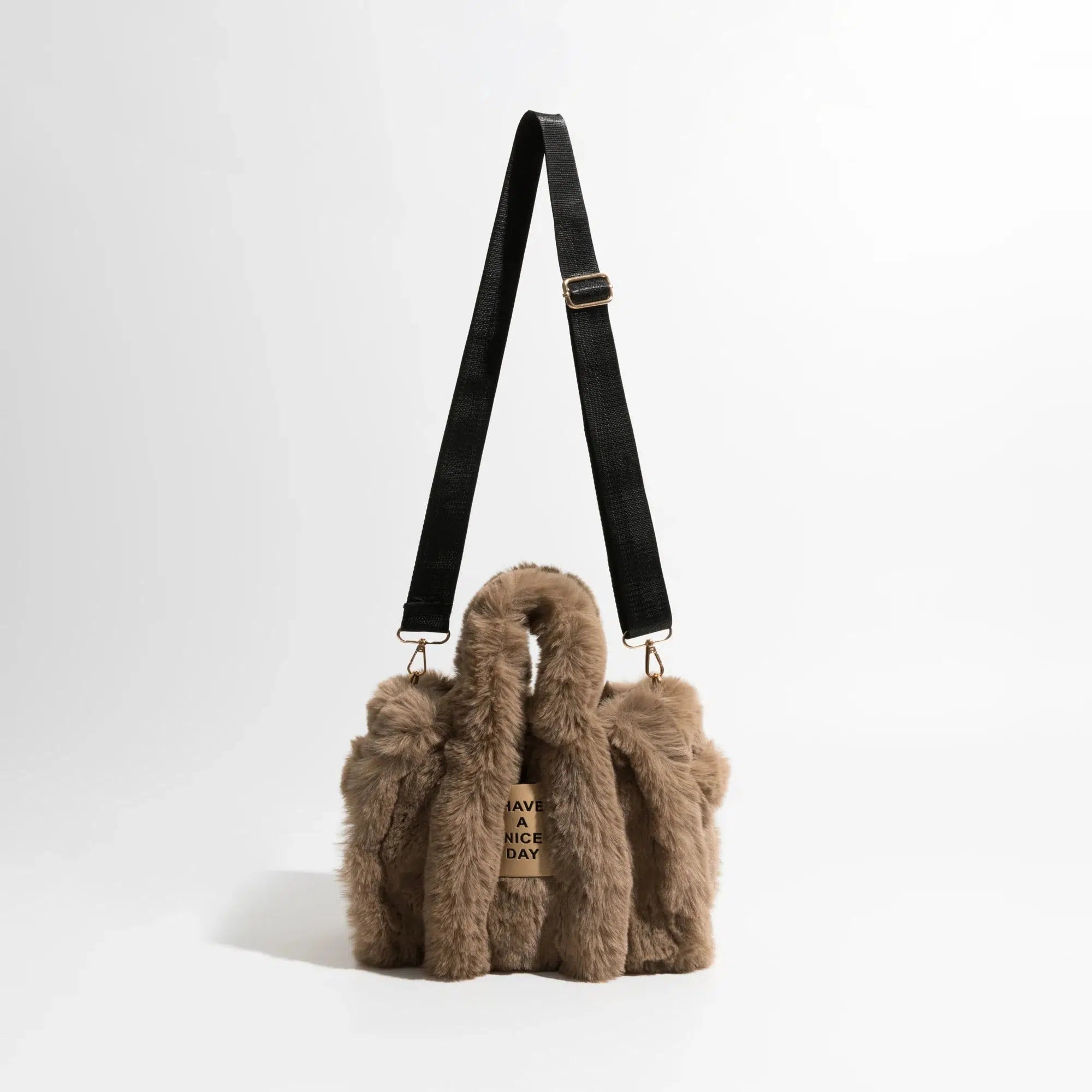 Chic Y2K Faux Fur Tote Bag - Perfect for Summer Outfits, Grunge Style, and Aesthetic Looks