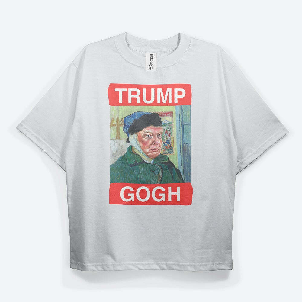 Tr*mp Gogh' Tee: Y2K Grunge Aesthetic with 90s Vibes, Perfect for Summer Outfits & Casual Looks