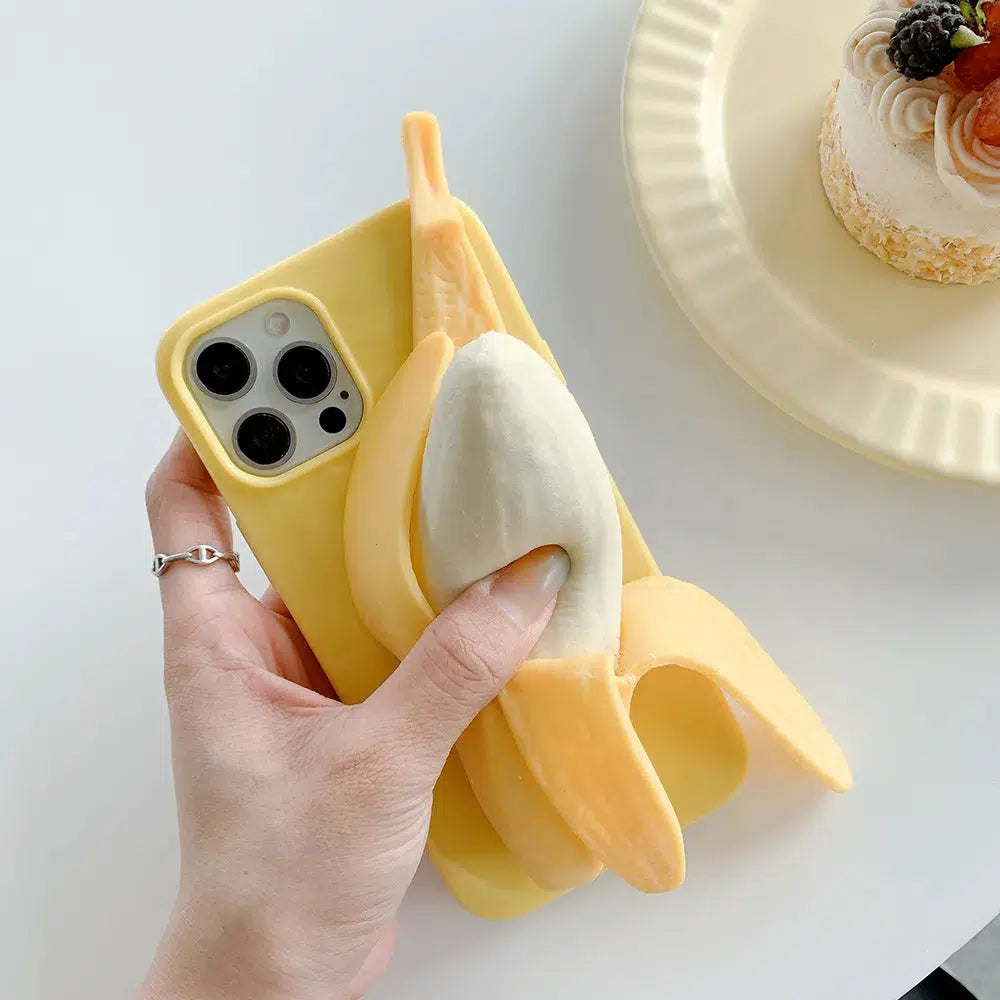 Y2K Aesthetic Banana Phone Case - Grunge Style, 90s Fashion, Cute Outfits, Retro Vibes