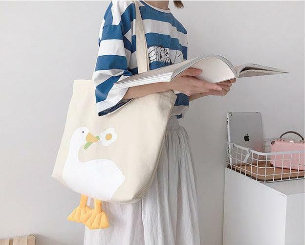 Y2K Aesthetic Duck Cloth Bag - Vintage 90s Grunge Style for Trendy Outfits & Accessories