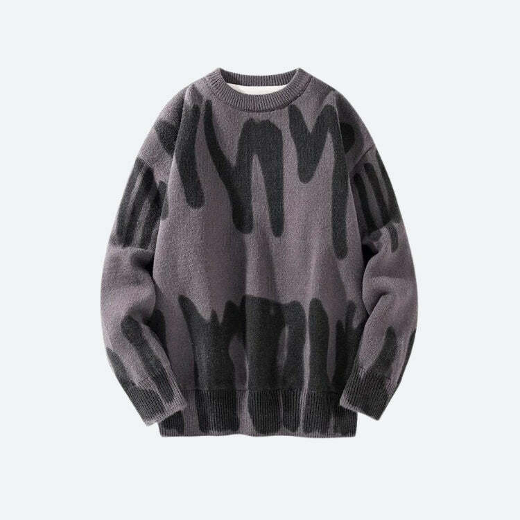 Y2K Aesthetic Soft Touch Knitted Sweater - Perfect for Grunge, 90s & Summer Outfits