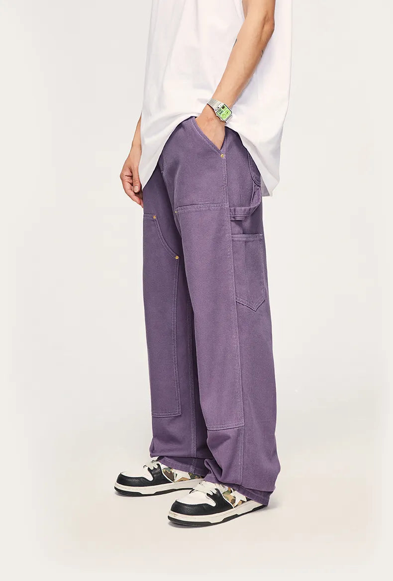 Y2K Grunge Cargo Pants with Pocket - Vintage 90s Style for Effortless Summer Outfits