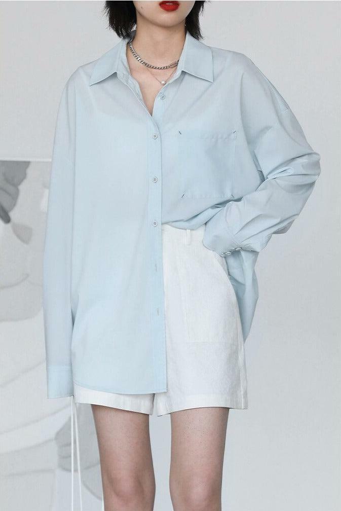 Y2K Oversized Poplin Shirt: Trendy Grunge Aesthetic for Summer Outfits & 90s Fashion