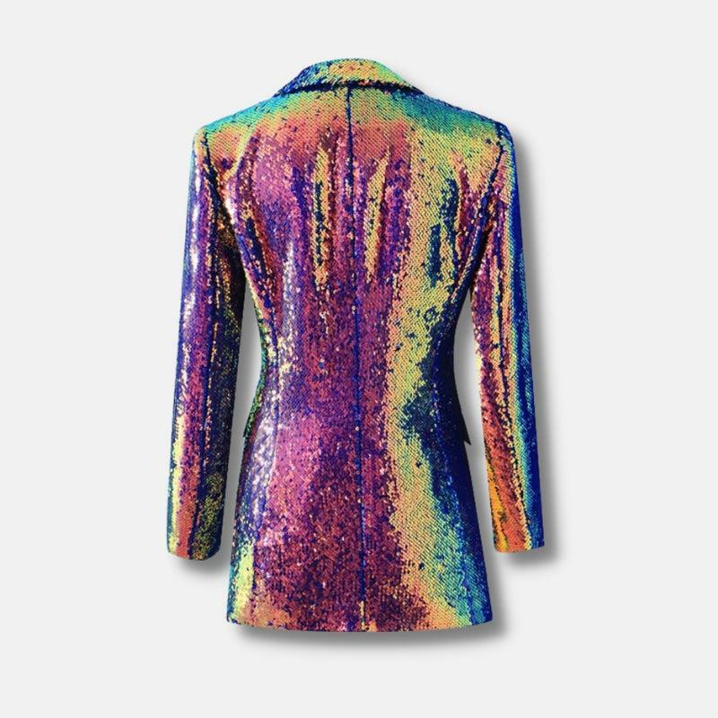 Y2K Sequin Blazer: Glamorous 90s Fashion Statement for Summer Outfits & Night Events