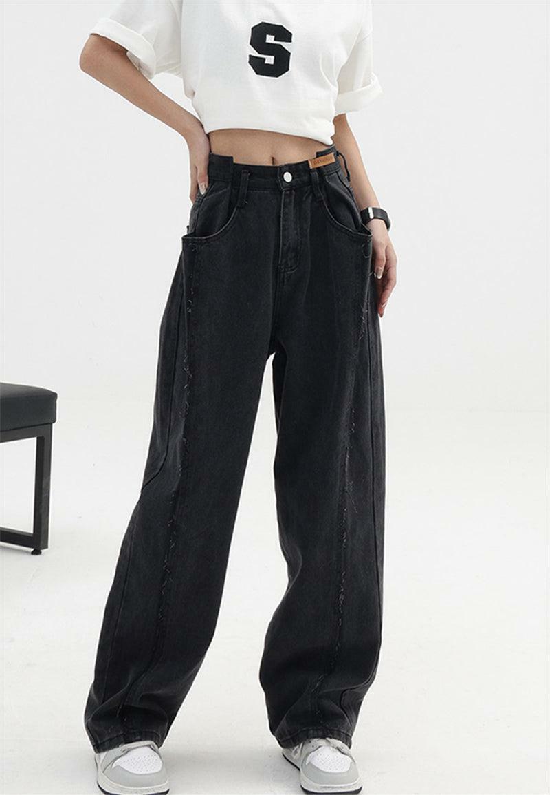 Y2K Wide Leg Baggy Jeans - Vintage 90s Grunge Style for Effortless Summer Outfits